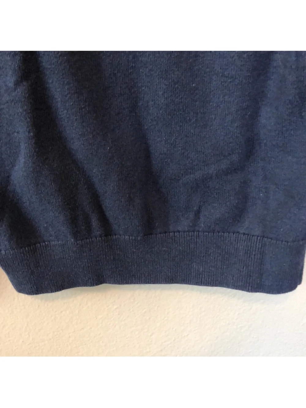 GAP Kids Navy V-Neck Long Sleeve Pullover Sweater Size Large (10)